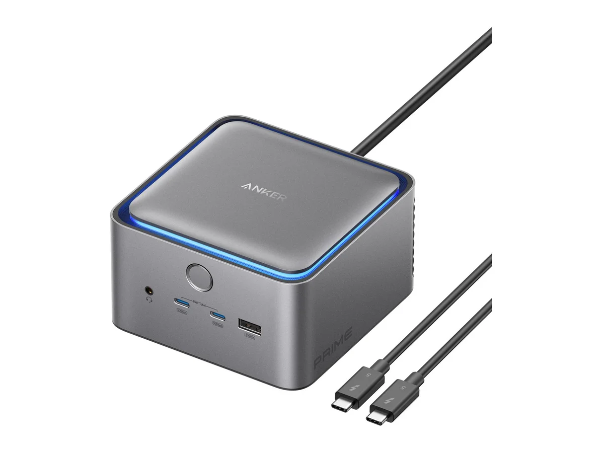Anker Prime Thunderbolt 5 Docking Station i grått
