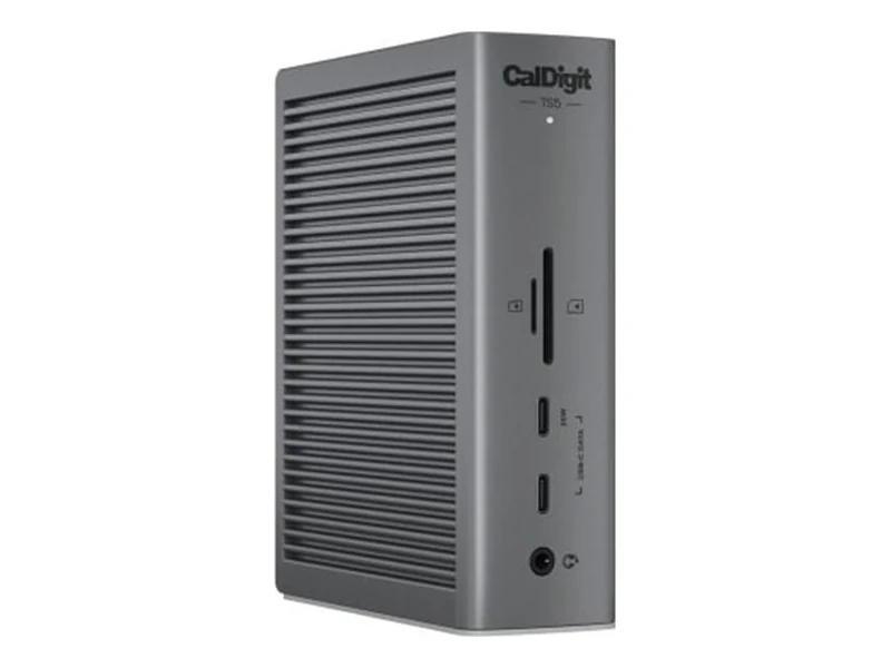 CalDigit TS5 Thunderbolt 5-docka i grått