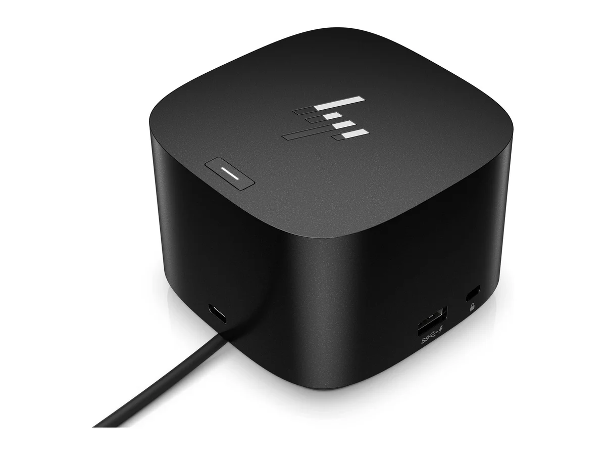 HP Thunderbolt Dock G4, svart kubformad dockningsstation